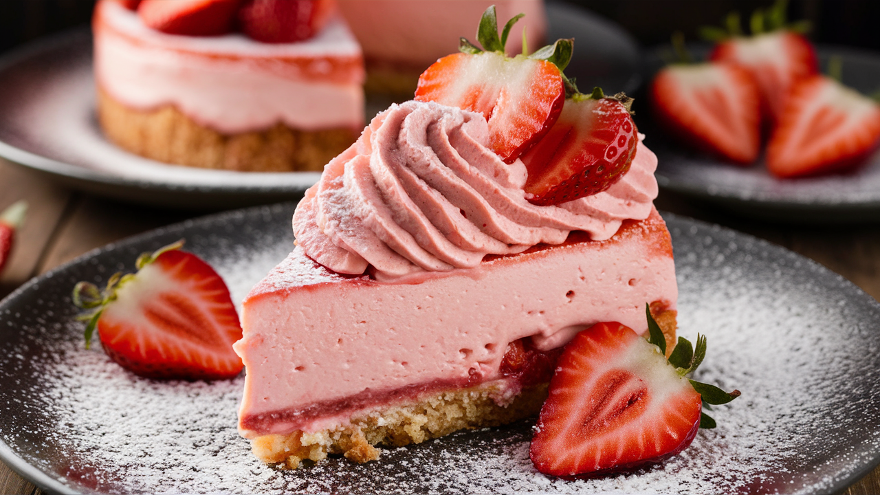 Strawberry Cheesecake Recipe 1 Strawberry Cheesecake Recipe