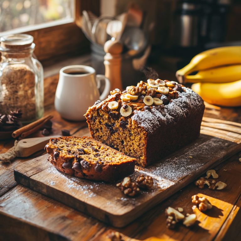 Pumpkin Banana Bread: A Perfectly Spiced Twist on a Classic 1 Freshly baked pumpkin banana bread recipe with golden crust
