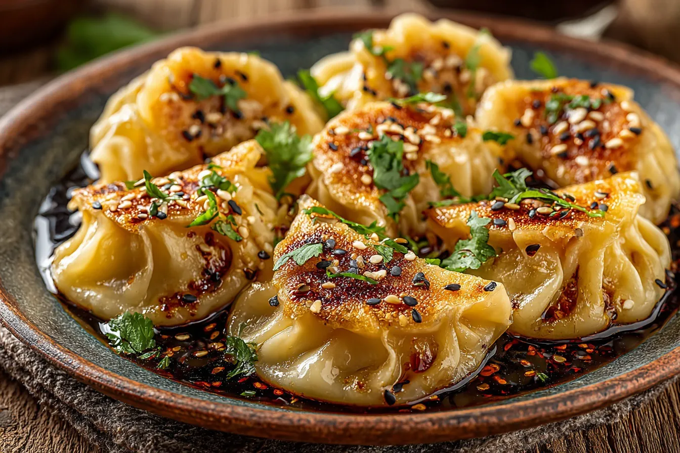 How to fold crescent dumplings