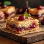 Delicious cherry dessert bars