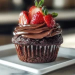 Chocolate Banana Oat Muffins