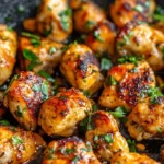 garlic butter chicken bites