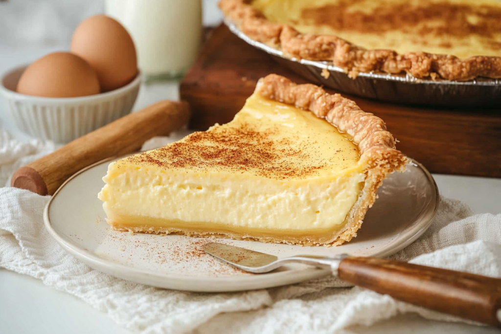 Old-Fashioned Egg Custard Pie