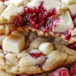 Raspberry White Chocolate Cookies