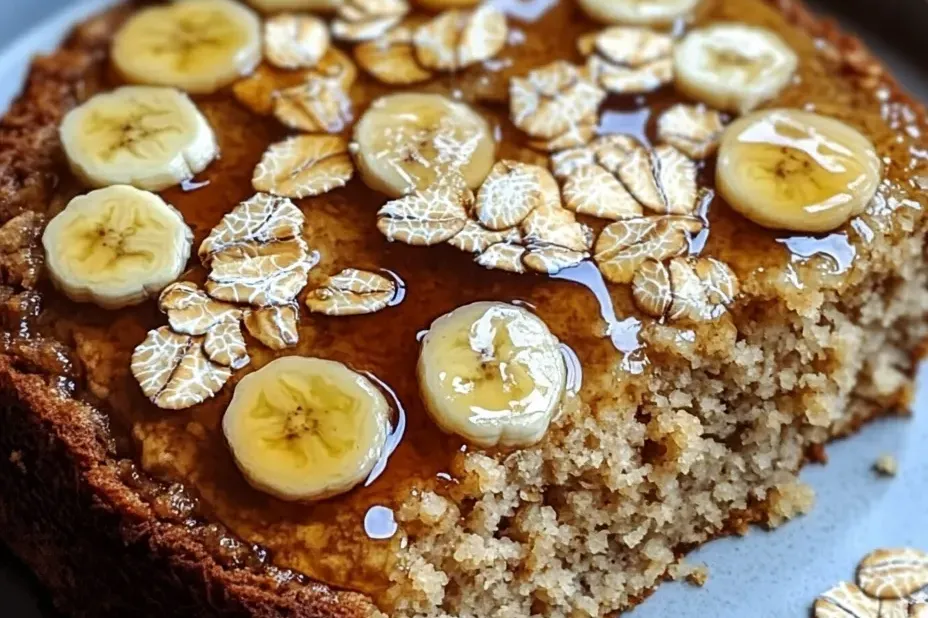 Banana oat cake