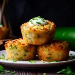Parmesan Zucchini Potato Muffins