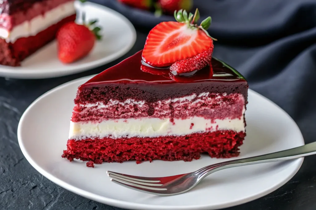 Red Velvet Strawberry Cheesecake Extravaganza