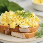 Simple Photo of Classic Egg Salad Sandwich