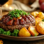 Beef Medallions with Garlic Herb Gravy