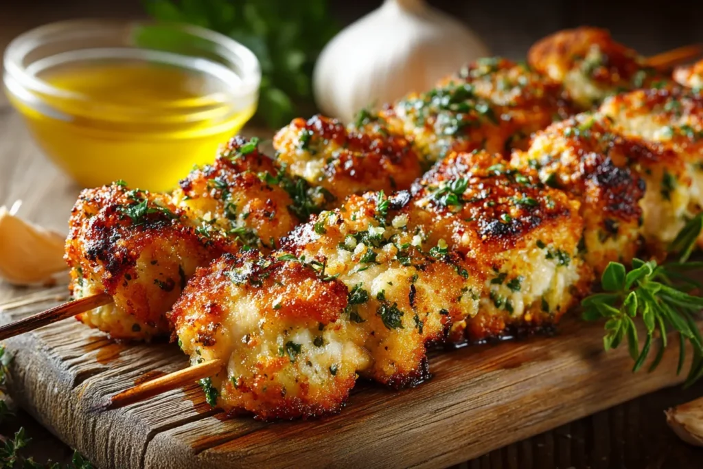 Garlic Parmesan Chicken Skewers: A Complete Guide to Flavor and Health 6 Garlic Parmesan Chicken Skewers: A Complete Guide to Flavor and Health