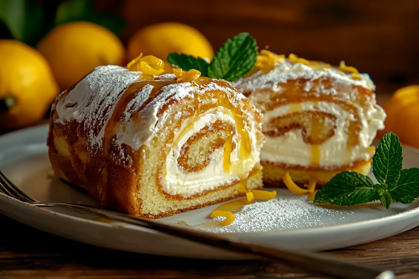 Lemon Cake Roll