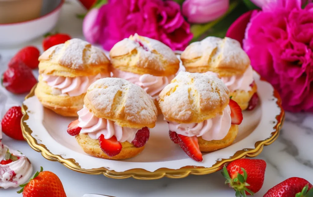 Strawberry Cream Puffs Recipe