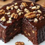 healthy chocolate oat cake