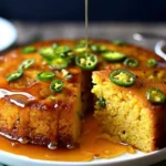 Jalapeño Cornbread with Lime Honey Glaze