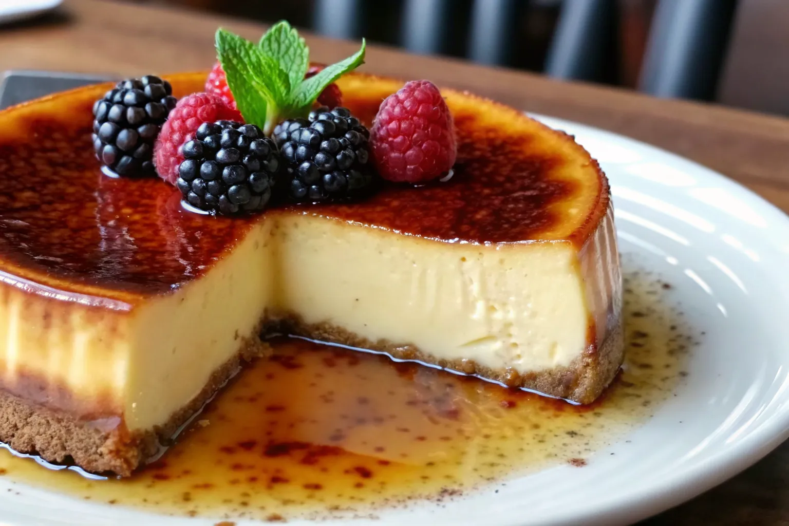 crème brûlée cheesecake