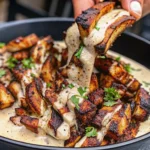 homemade chicken shawarma wrap with creamy garlic sauce