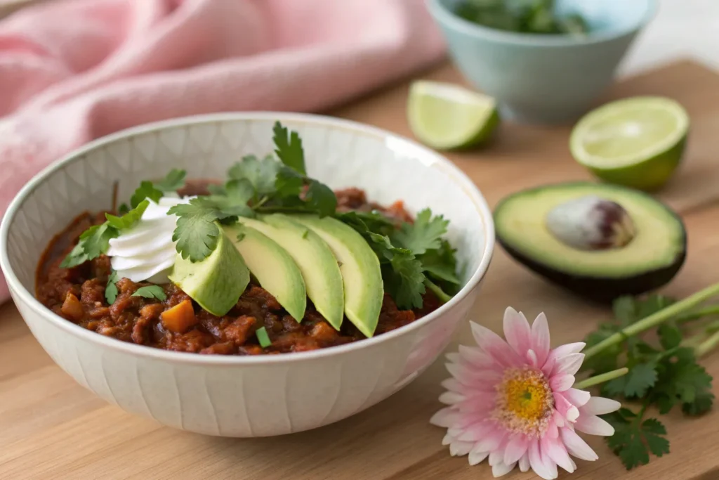 High-protein slow cooker meal with lean chicken and grains