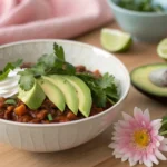 High-protein slow cooker meal with lean chicken and grains