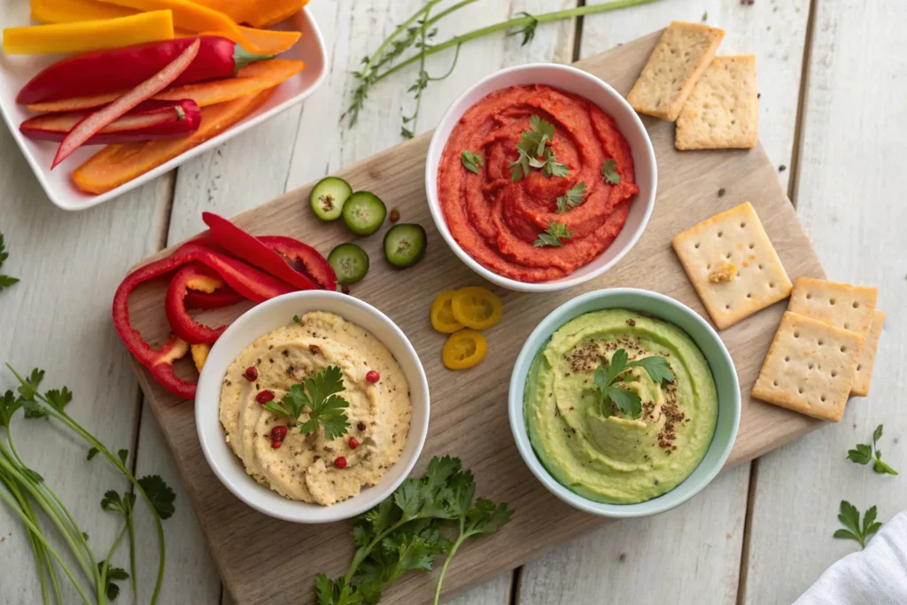 Gluten-Free Hummus Trio