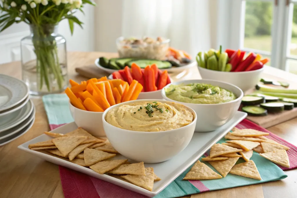 Gluten-Free Hummus Trio