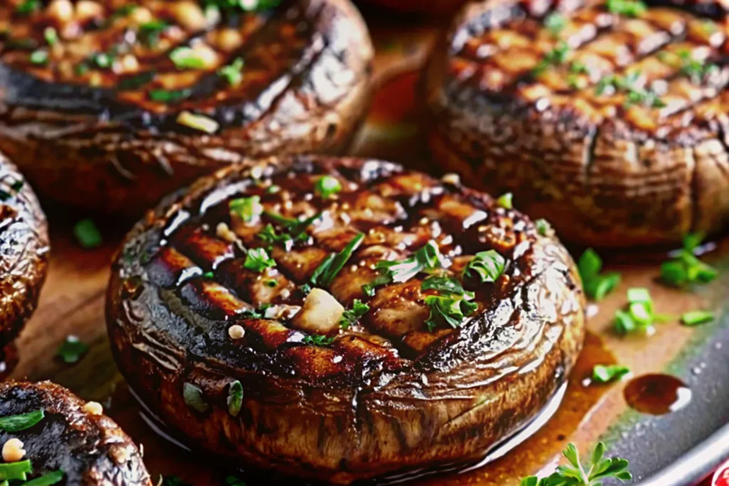 Grilled Portobello Mushrooms with Herbs