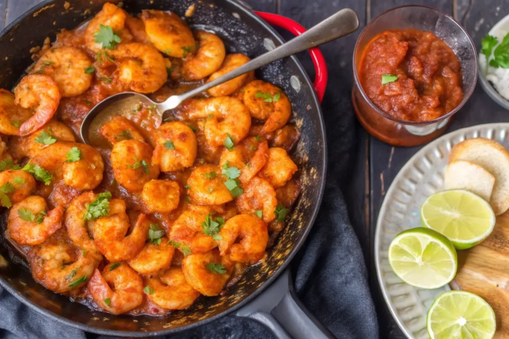 Chipotle Spiced Shrimp: Bold Flavor in Minutes 1 Delicious plate of Chipotle Spiced Shrimp garnished with fresh ingredients
