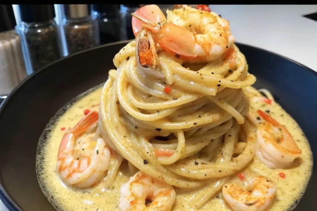 Linguine in Shrimp Cream