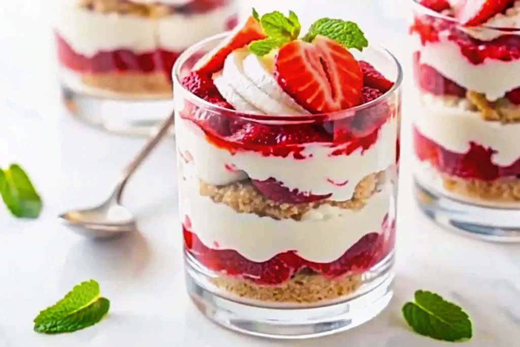 Gluten-Free Strawberry Shortcake Trifles