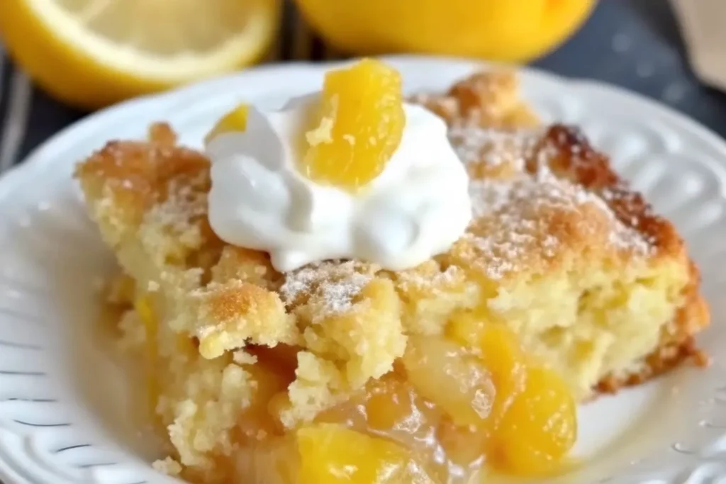 Magic Lemon Cobbler