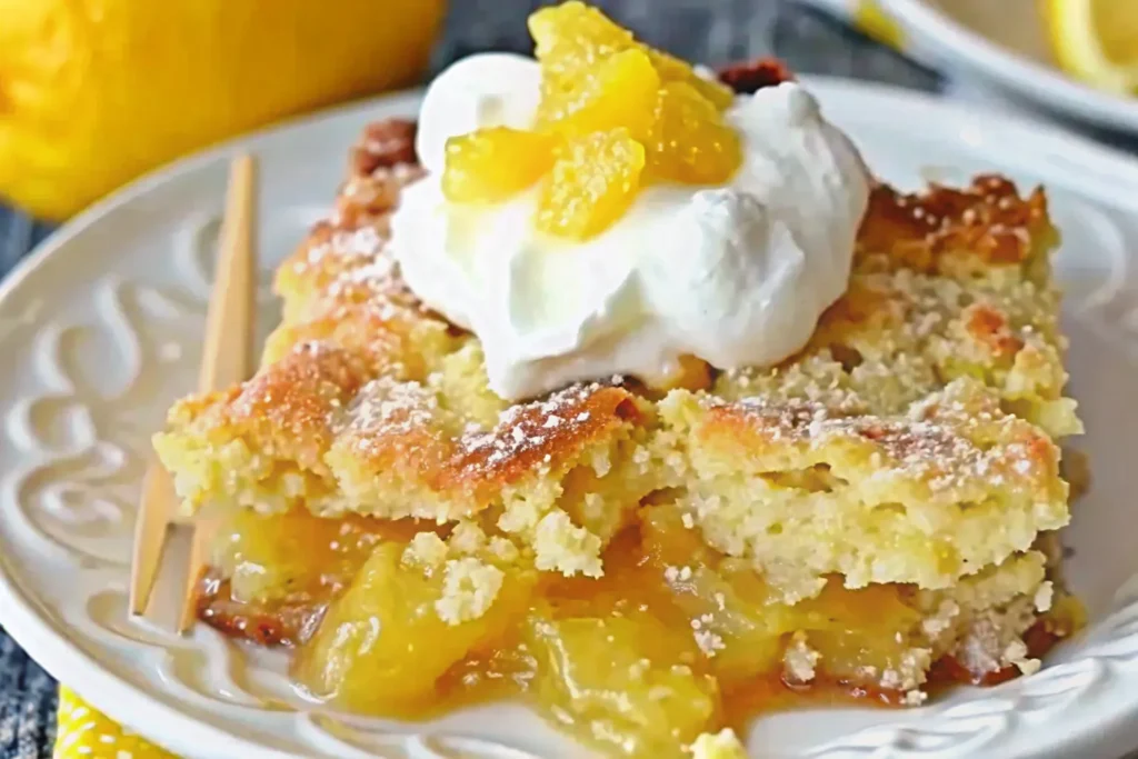 Magic Lemon Cobbler