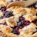 Homemade Blackberry Cobbler