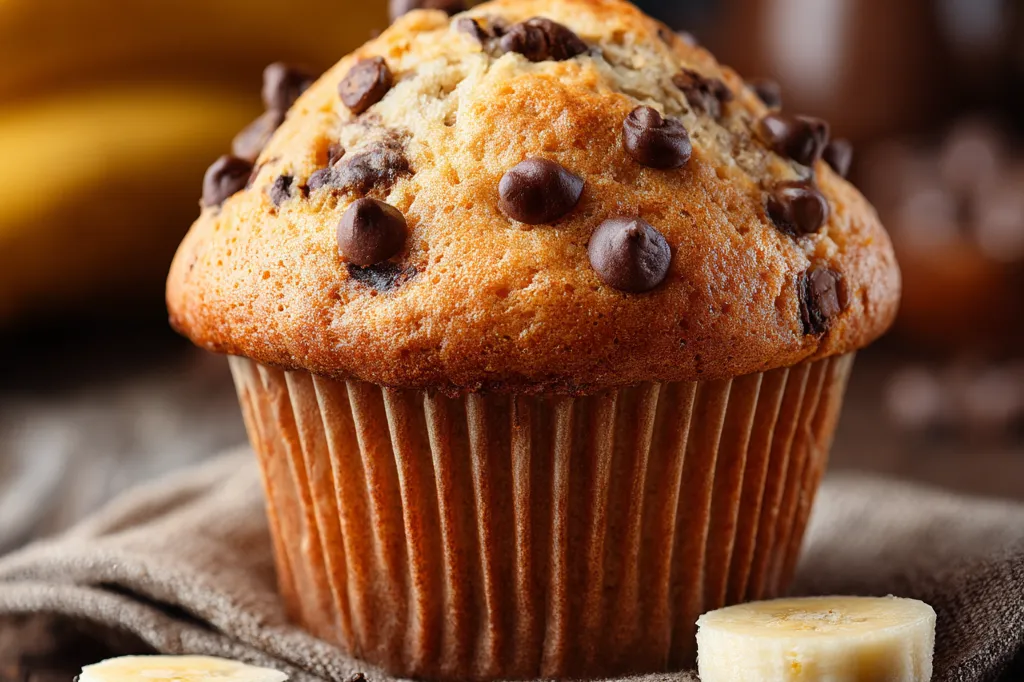 Banana Chocolate Chip Muffins