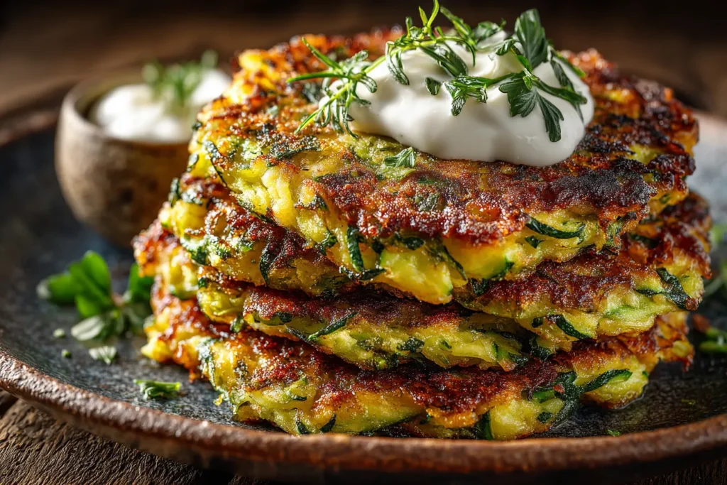 Gluten-Free Zucchini Fritters – Amazing Crispy Flavor