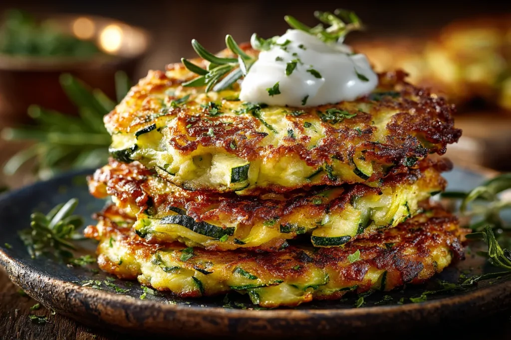 Gluten-Free Zucchini Fritters – Amazing Crispy Flavor