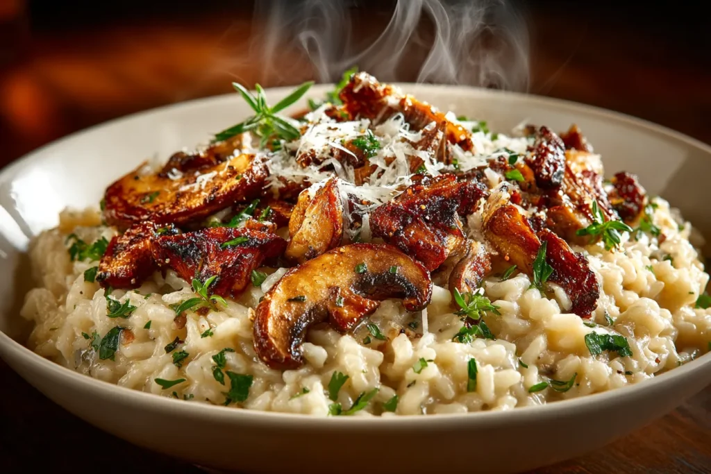Gluten-Free Mushroom Risotto – Amazing Creamy Comfort