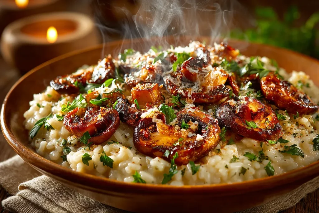 Gluten-Free Mushroom Risotto – Amazing Creamy Comfort