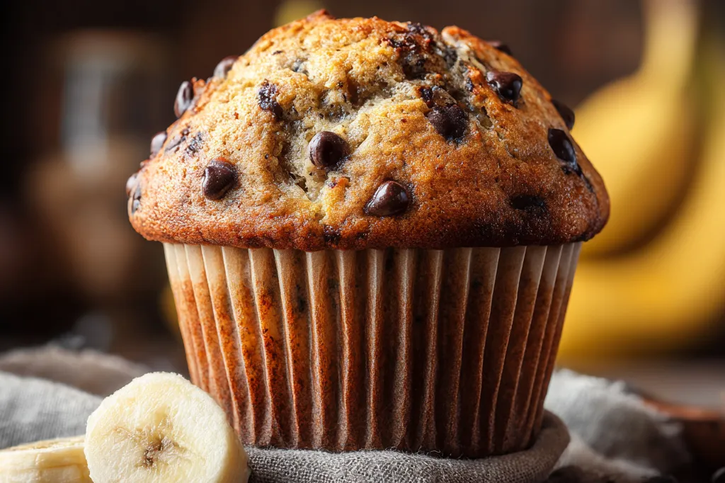 Banana Chocolate Chip Muffins