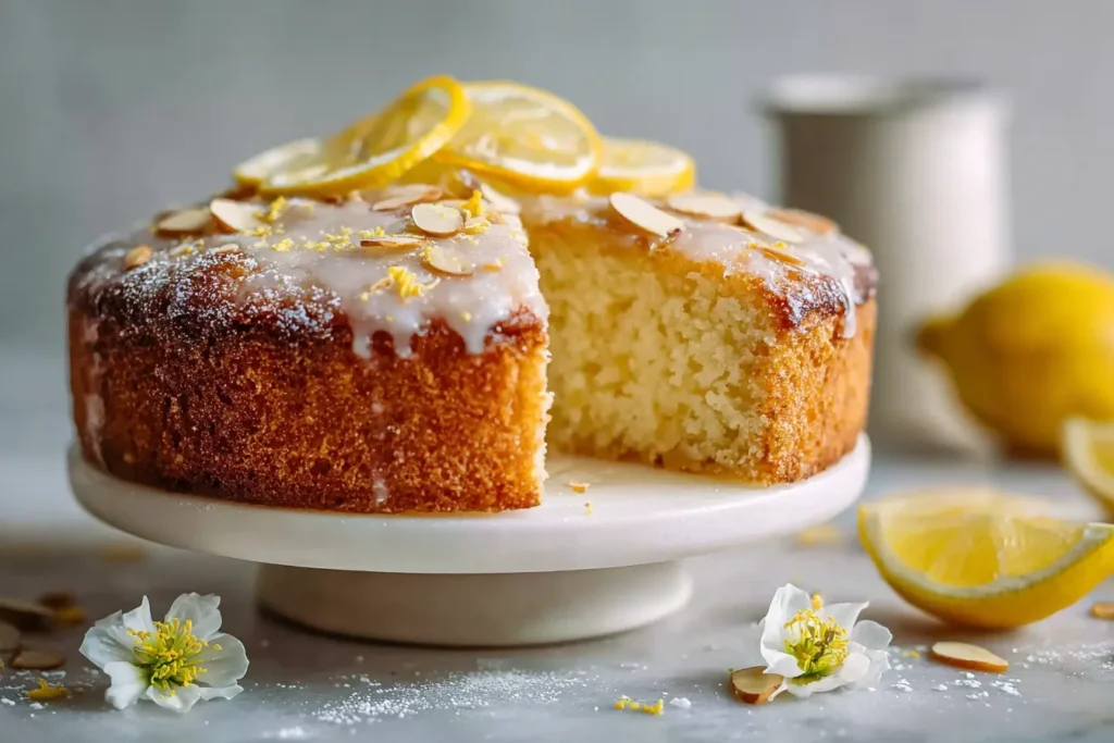 lemon almond cake
