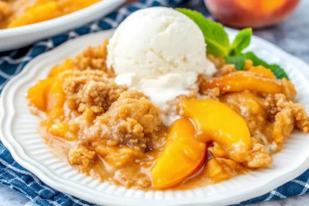 Peach Crisp: The Ultimate Comfort Dessert That Brings Summer Home 5 peach-crisp