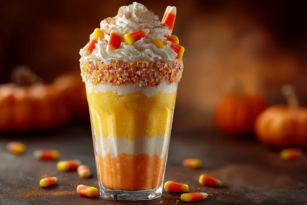 Candy Corn Milkshake: A Sweet Halloween Treat 6 Candy Corn Milkshake Recipe for a Fun Halloween Treat