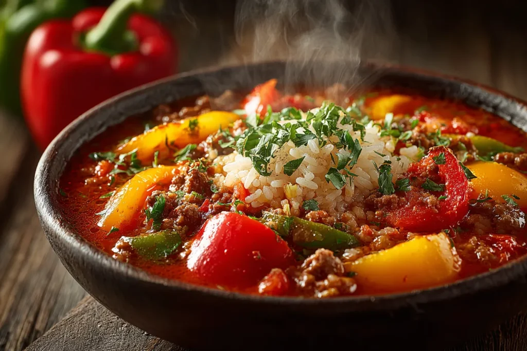 Stuffed Pepper Soup Recipe for Cozy Comfort