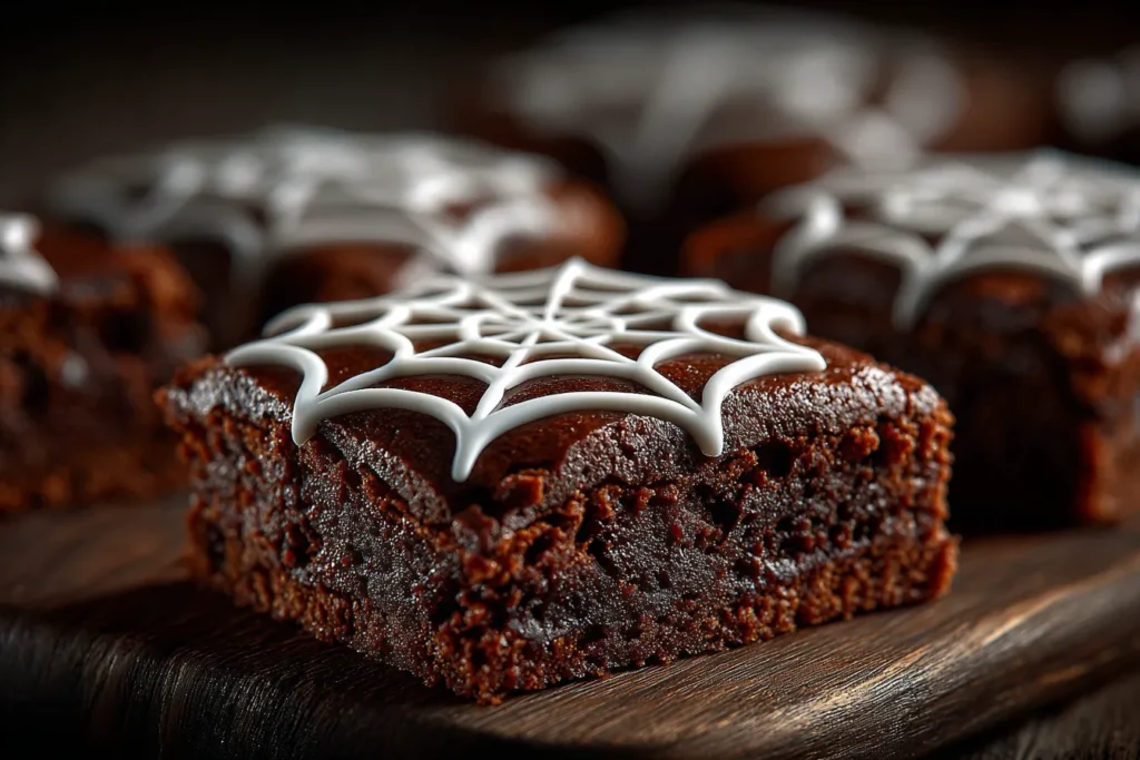 Spider Web Brownies Recipe: Fun and Spooky Halloween Treat 9 Spider Web Brownies Recipe: Spooky Halloween Dessert