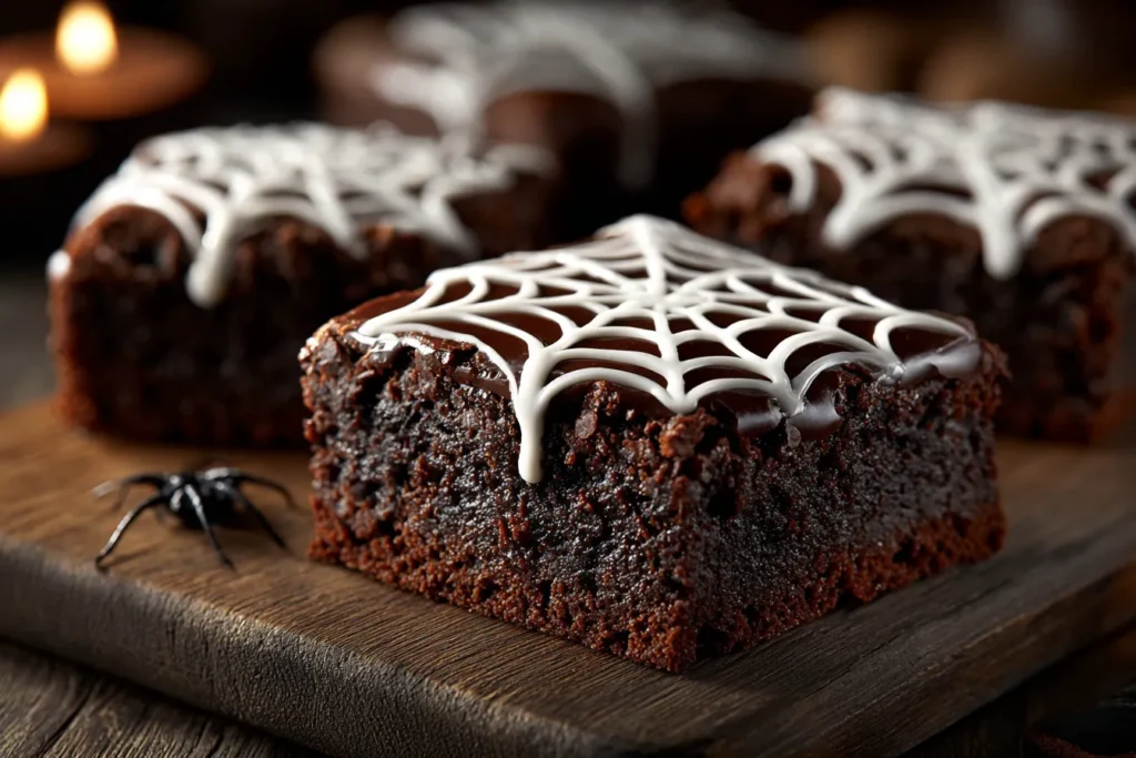 Spider Web Brownies Recipe: Fun and Spooky Halloween Treat 8 Spider Web Brownies Recipe: Spooky Halloween Dessert