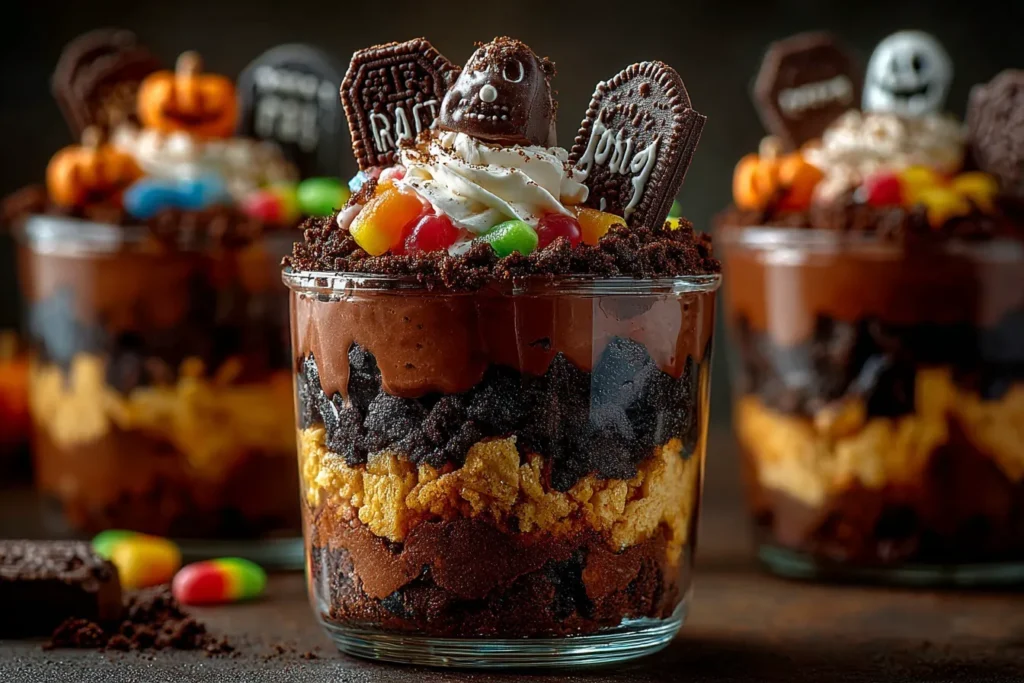 Graveyard Dirt Cups Recipe: Fun and Spooky Halloween Treat 5 Graveyard Dirt Cups Recipe: Spooky No-Bake Halloween Treat