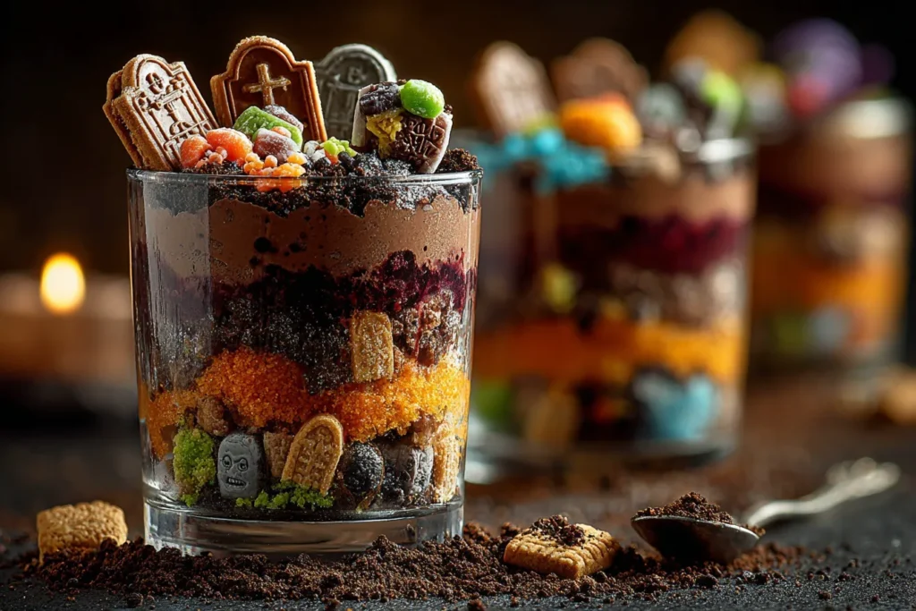 Graveyard Dirt Cups Recipe: Fun and Spooky Halloween Treat 8 Graveyard Dirt Cups Recipe: Spooky No-Bake Halloween Treat