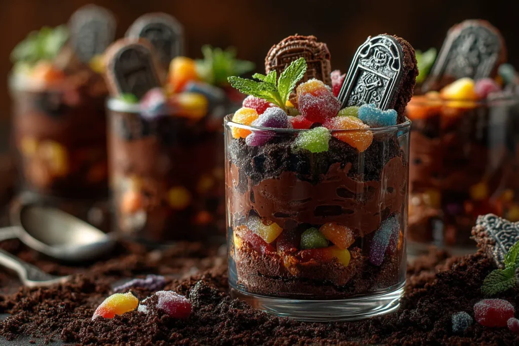 Graveyard Dirt Cups Recipe: Fun and Spooky Halloween Treat 9 Graveyard Dirt Cups Recipe: Spooky No-Bake Halloween Treat
