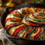 Baked Ratatouille with Tomatoes, Zucchini, and Eggplant – Simple Mediterranean Magic