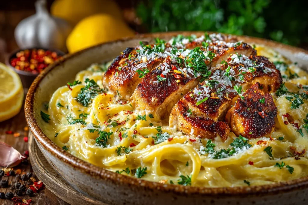Garlic Cajun Chicken Cheesy Linguine: Comfort Food with a Kick 6 Garlic Cajun Chicken Cheesy Linguine – Creamy, Spicy, Delicious