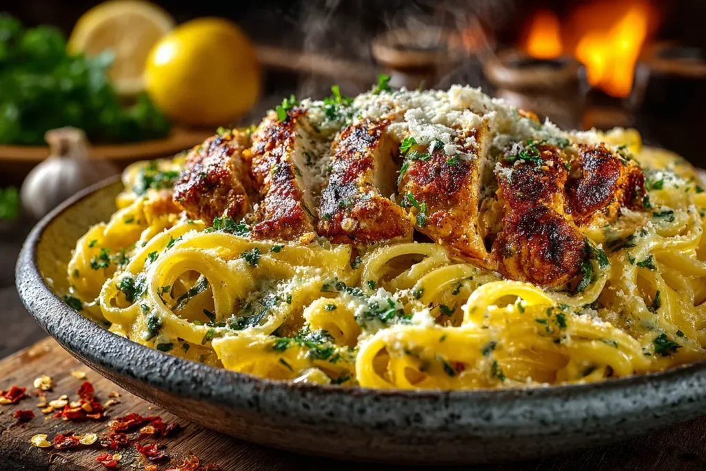 Garlic Cajun Chicken Cheesy Linguine: Comfort Food with a Kick 8 Garlic Cajun Chicken Cheesy Linguine – Creamy, Spicy, Delicious