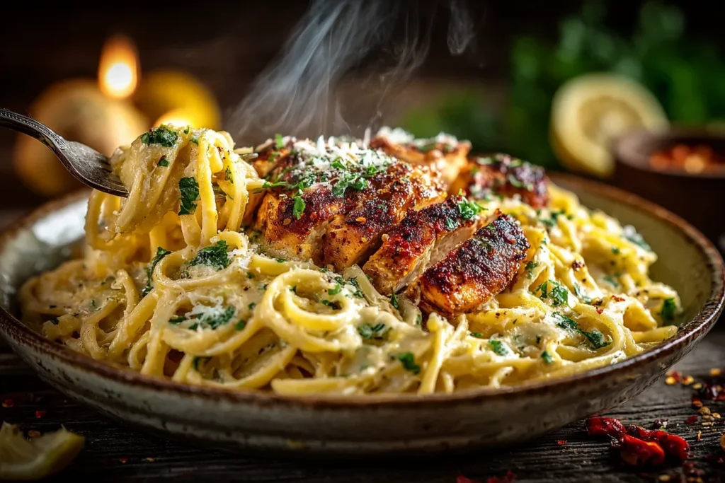 Garlic Cajun Chicken Cheesy Linguine: Comfort Food with a Kick 5 Garlic Cajun Chicken Cheesy Linguine – Creamy, Spicy, Delicious